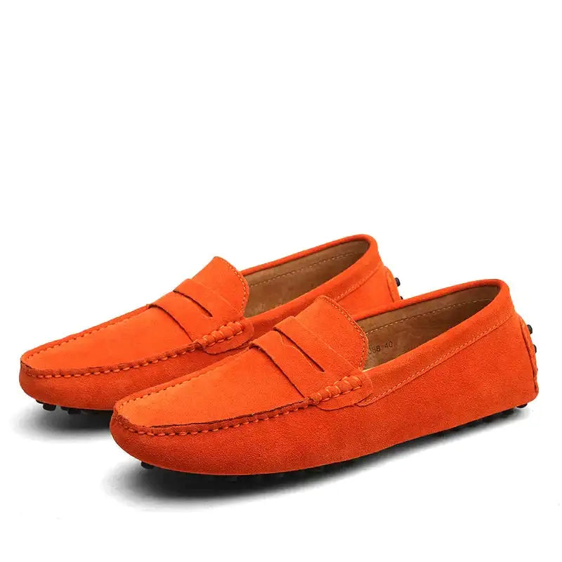 Elegant Leather Slip-On Loafers