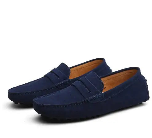 Elegant Leather Slip-On Loafers