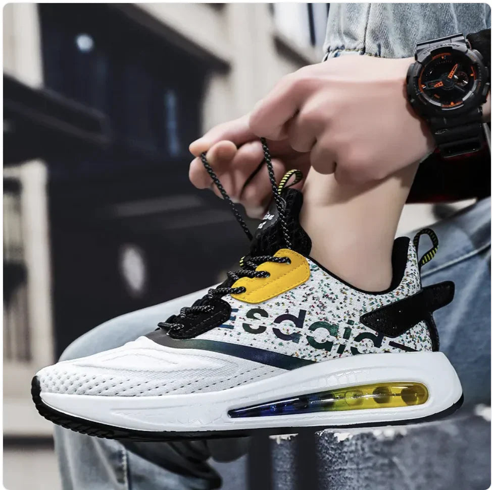 Men's AirLite Gradient Sneakers with 3D Weave