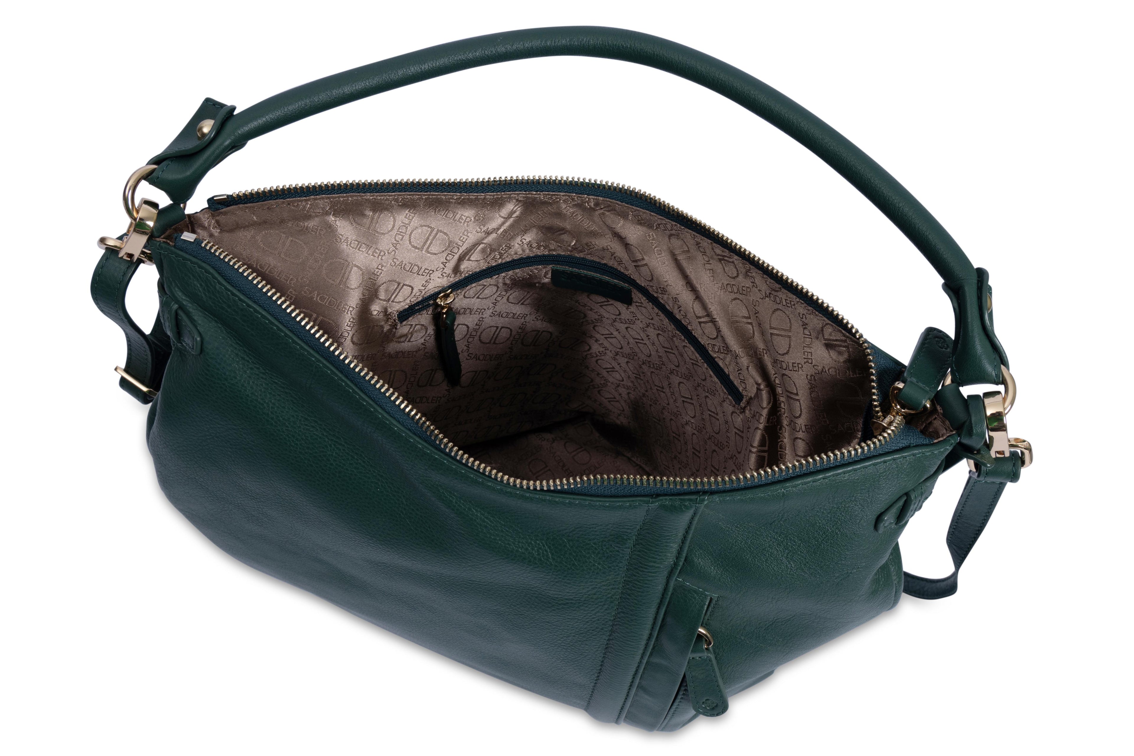 Julia Leather Hobo Bag – Handmade by Saddler - Versatile, Stylish & Spacious Design