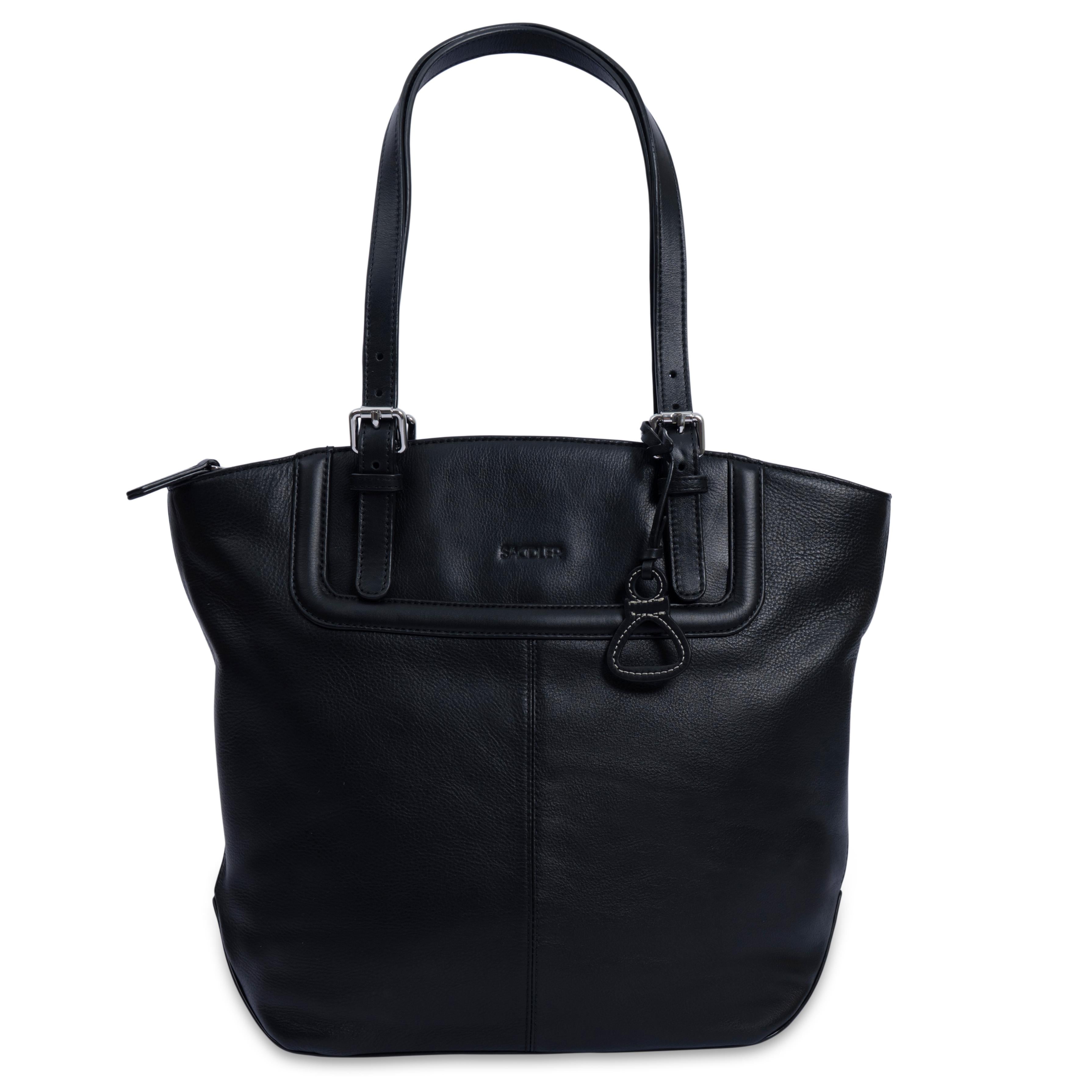 Sienna Zip Top Tote Shopper Bag for Women - Handmade by Saddler