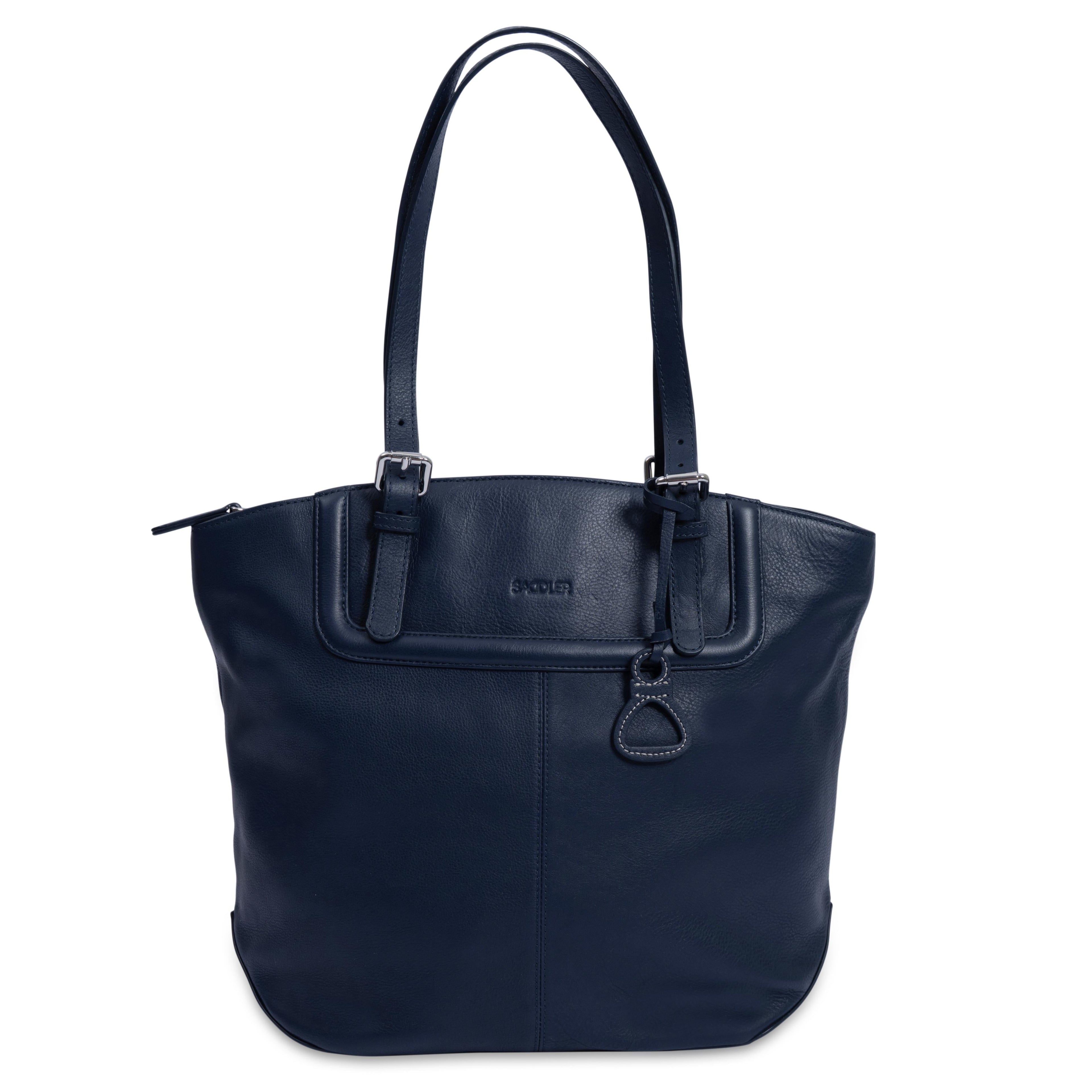 Sienna Zip Top Tote Shopper Bag for Women - Handmade by Saddler