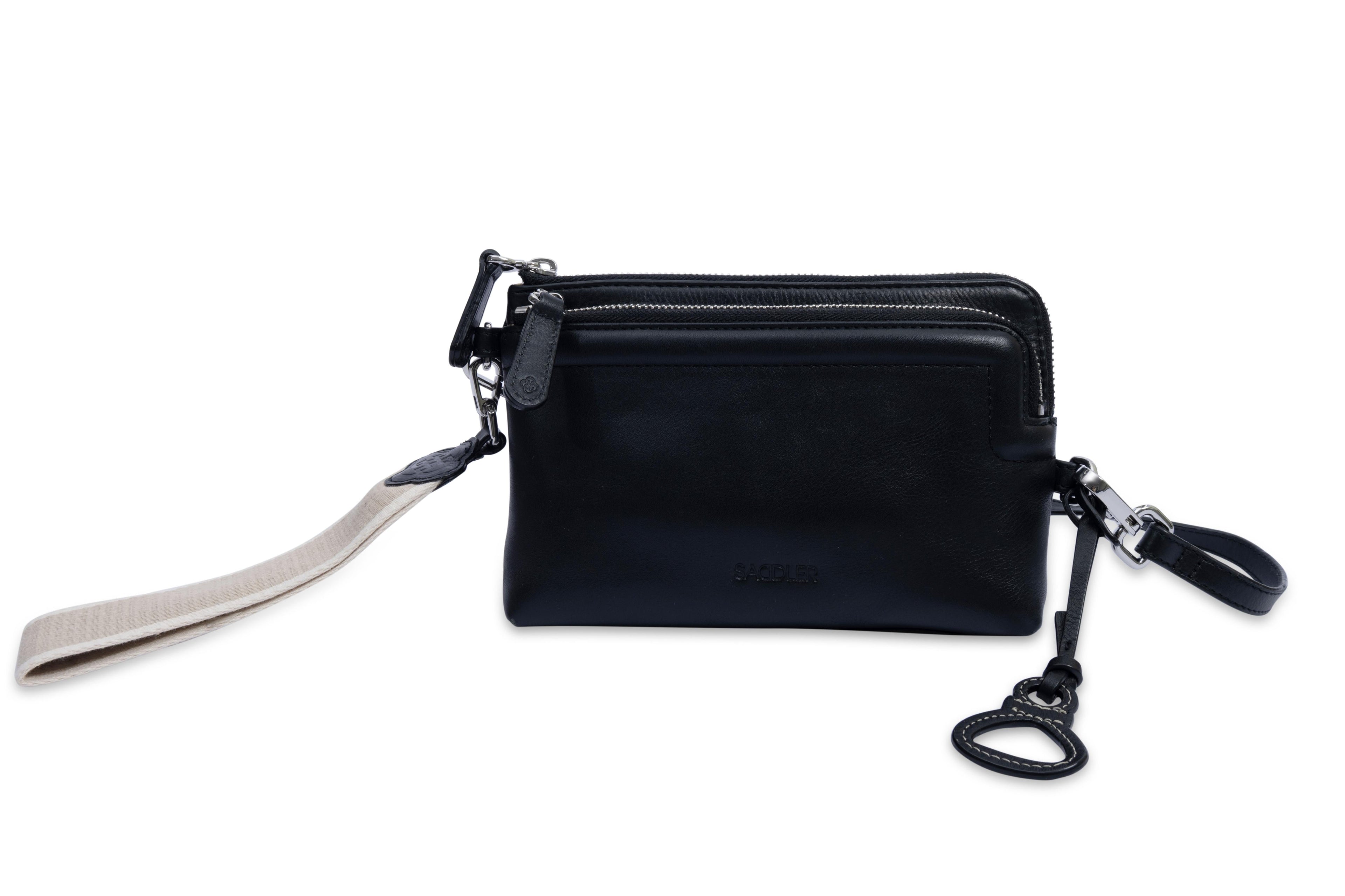Heather Leather Clutch & Crossbody Bag - Handmade by Saddler  – Versatile & Compact