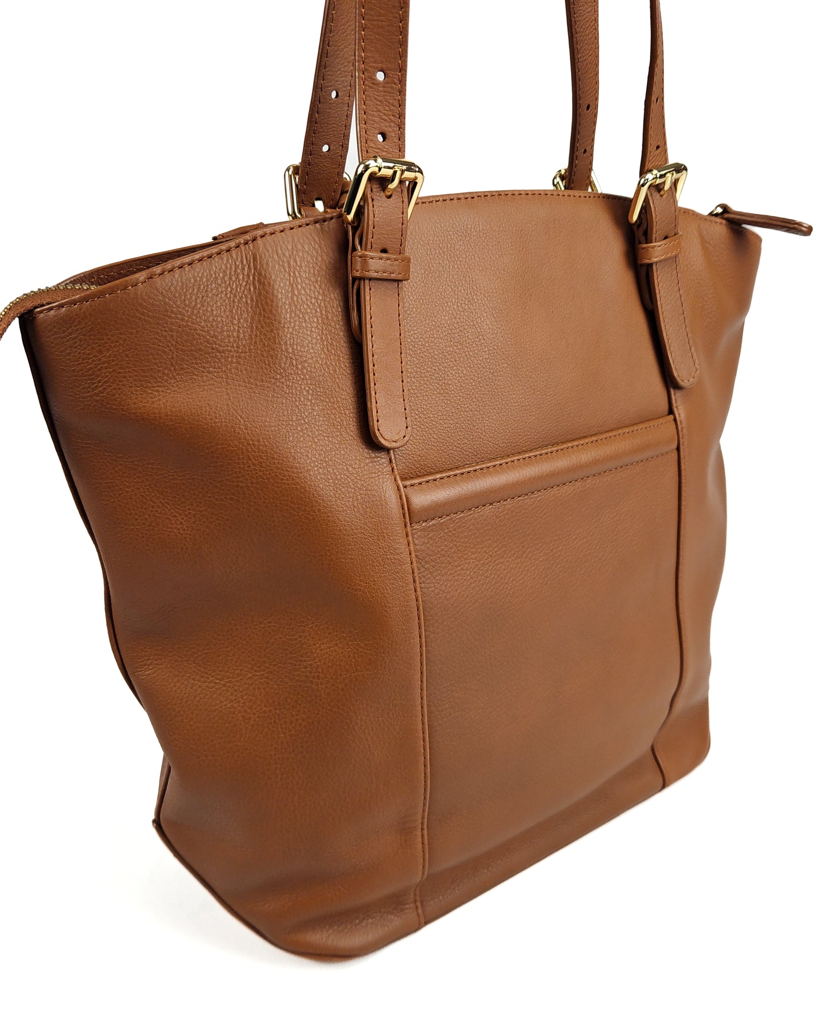 Sienna Zip Top Tote Shopper Bag for Women - Handmade by Saddler