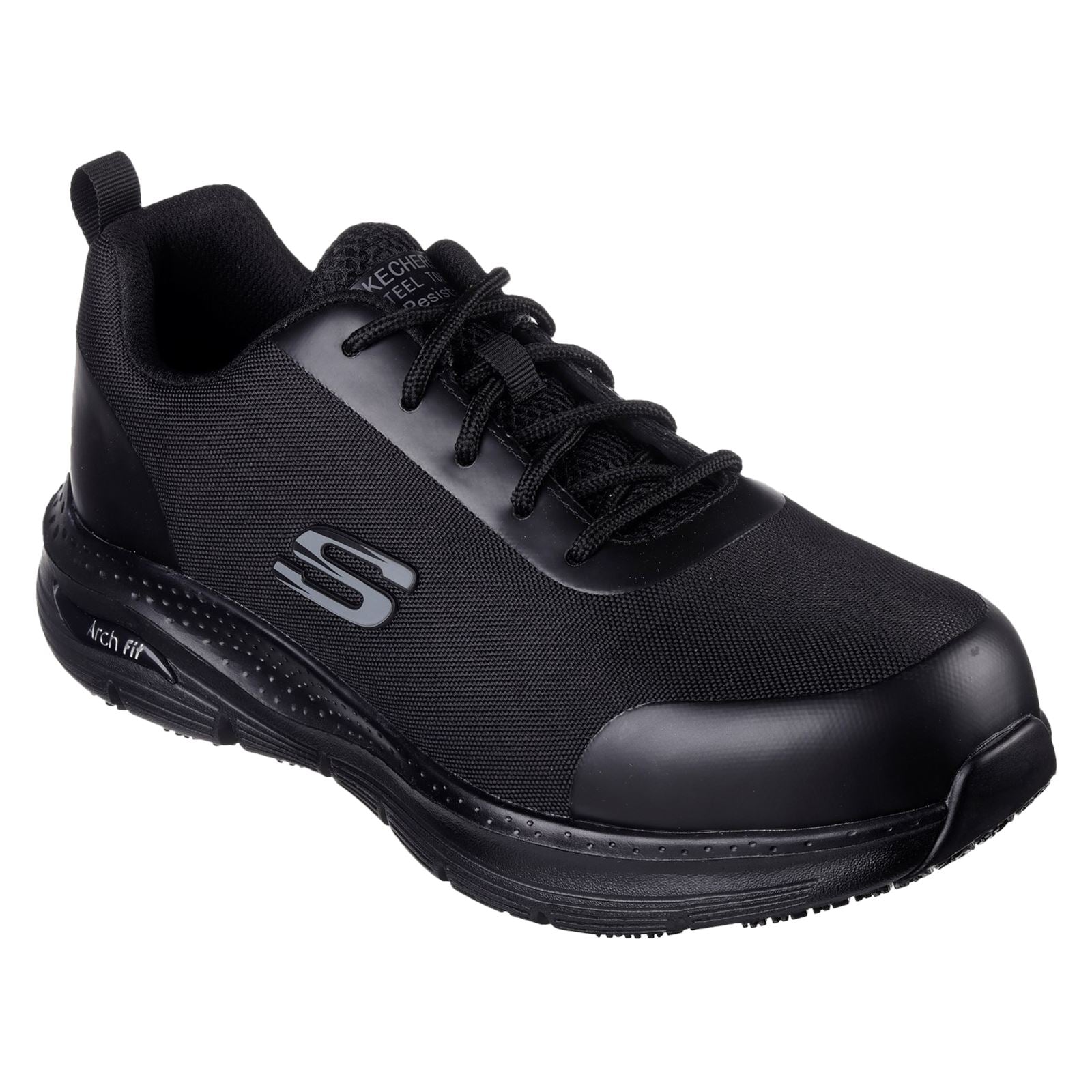 Skechers Men Trainers - Arch Fit Sr Ringstap Safety in Black, 6-12 - GARS200086EC