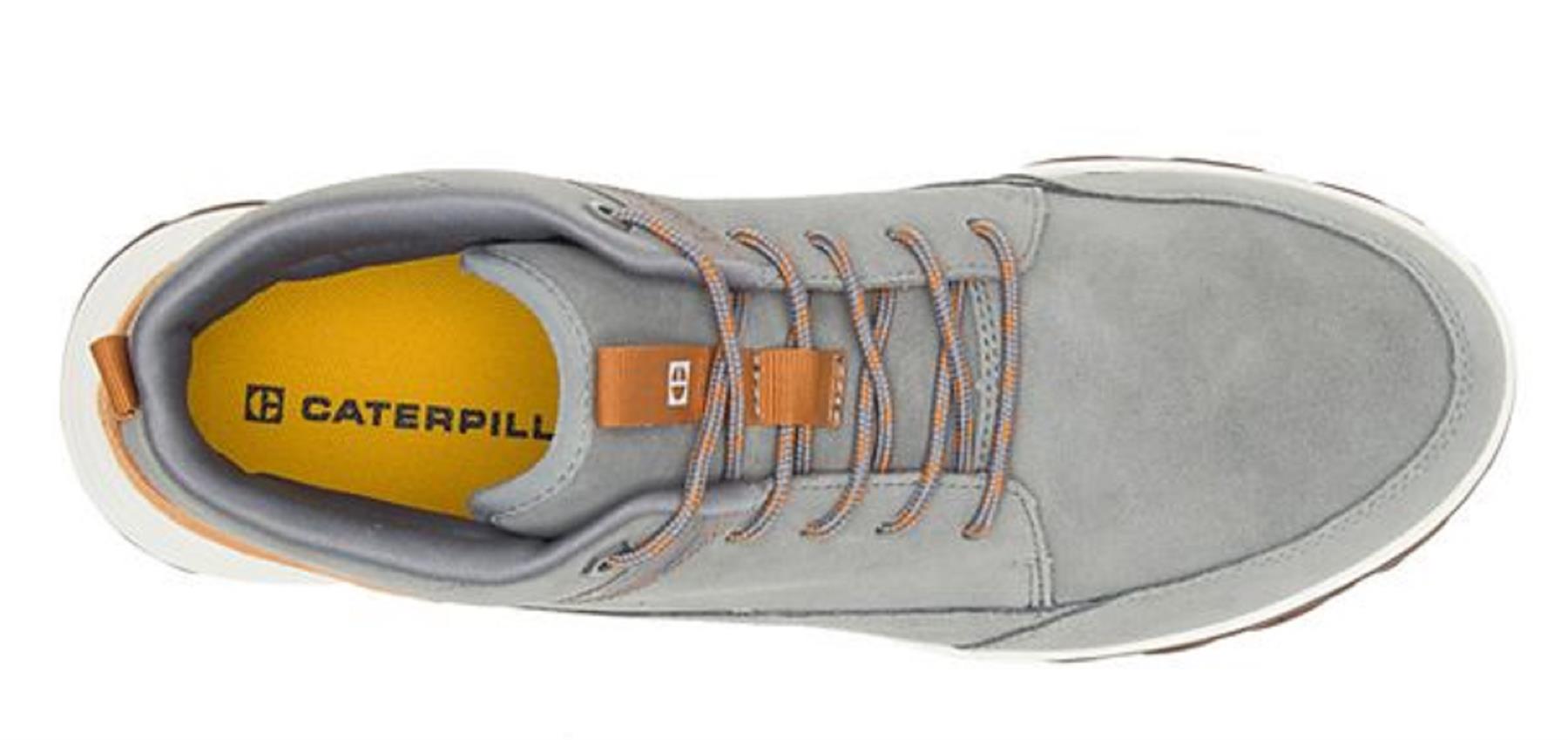 CAT Mens Wide Fit Code Quest Mid Athletic Casual Shoes in Charcoal