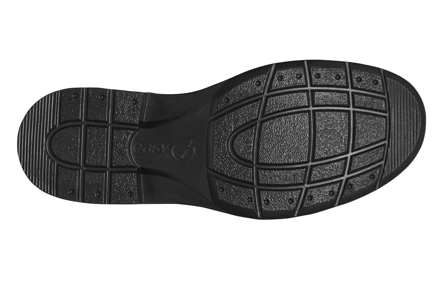 DB Mens Wide Fit (EE) Easy Wear Leather Slip On Shoes (Keaton) in Black Size 7.5