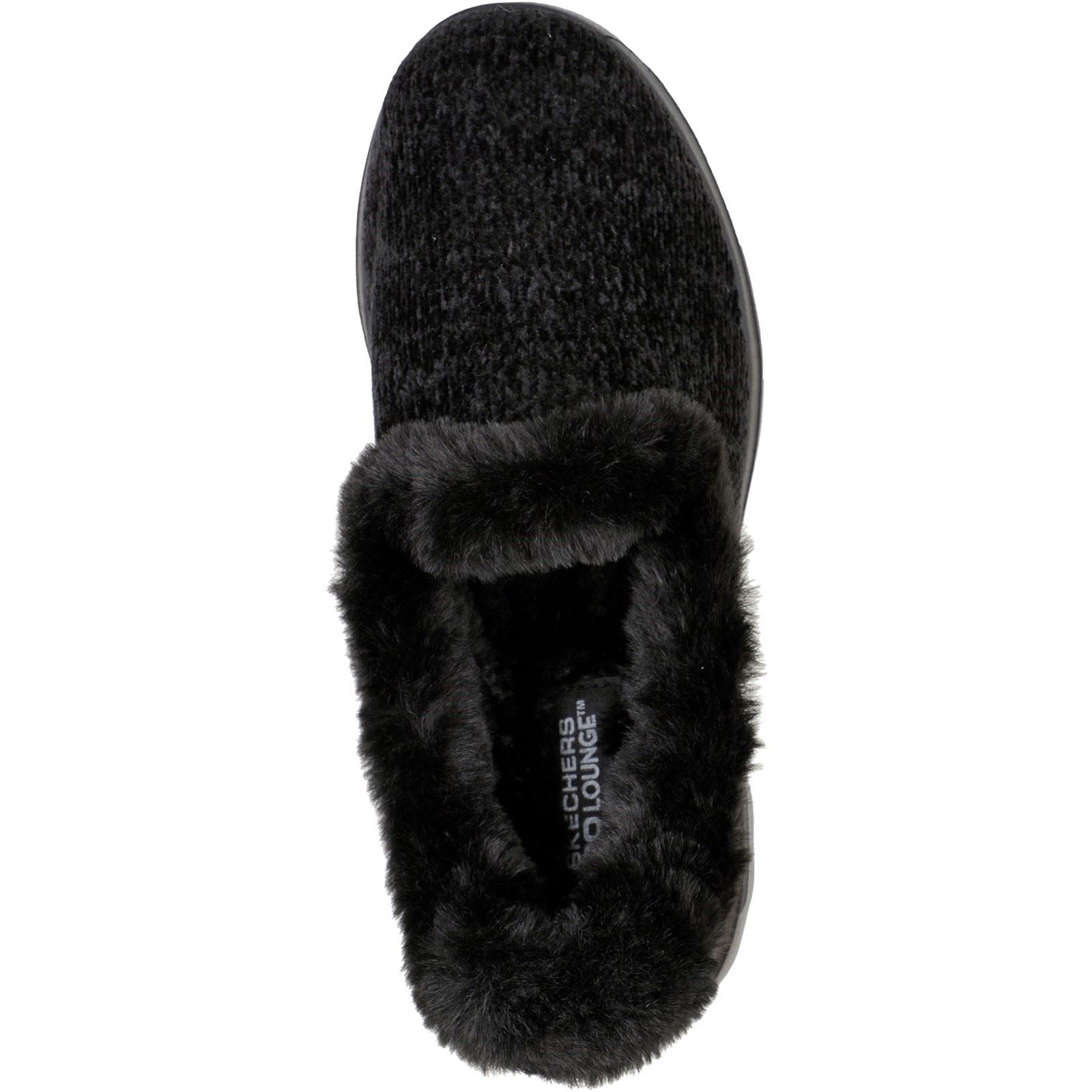 Skechers (GAR175051) Women's GOwalk Lounge Slippers in Black 3 to 8