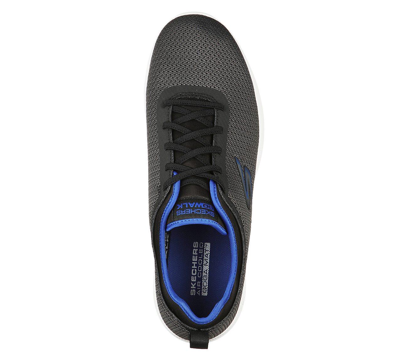 SKECHERS Men's GOwalk Stability - Progress shoe in Black/Blue