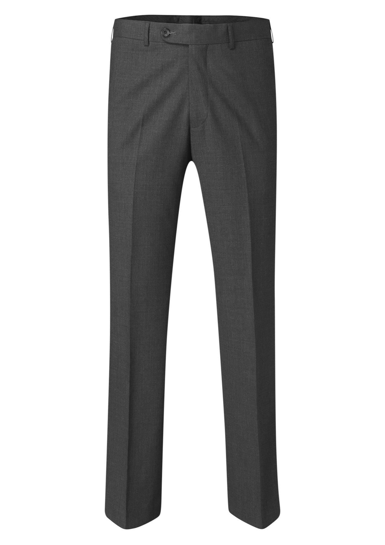 Skopes Men's Tailored Fit Darwin Trouser in Charcoal Waist 28 to 48, Insideleg 29,31,33