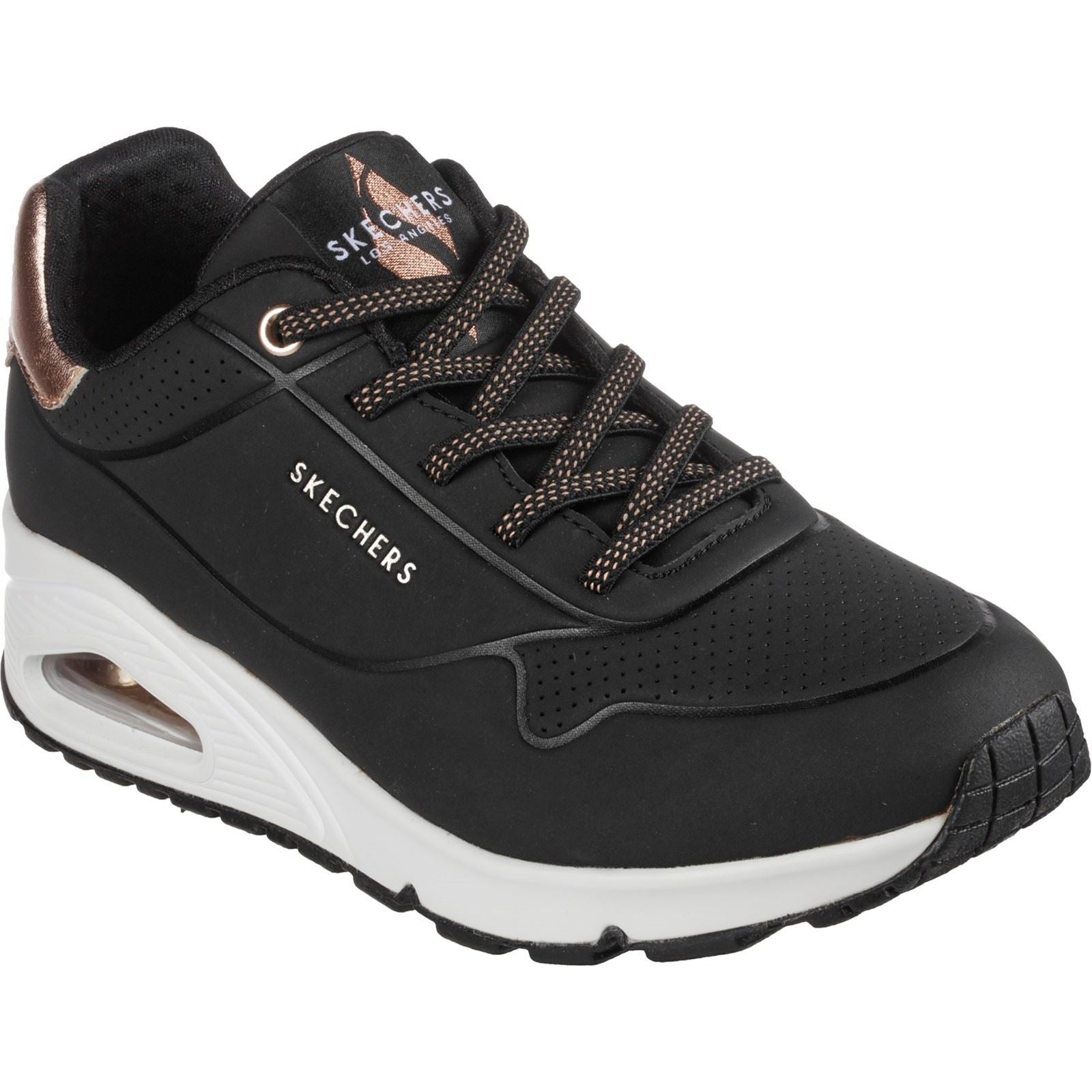Skechers Women Trainers - Uno - Shimmer Away in 2 Colours, 3-8 - GAR155196