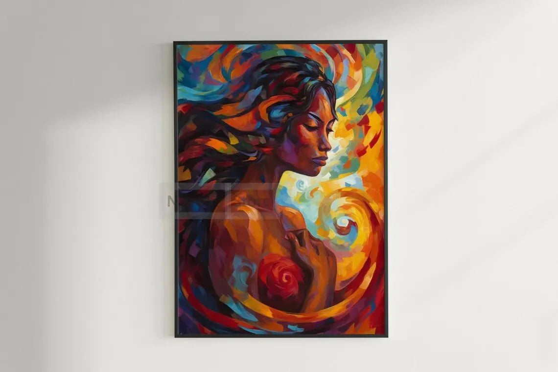 African Ethnic Portrait Wall Art