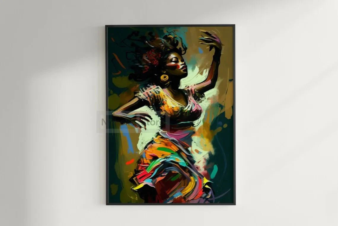 African Ethnic Portrait Wall Art