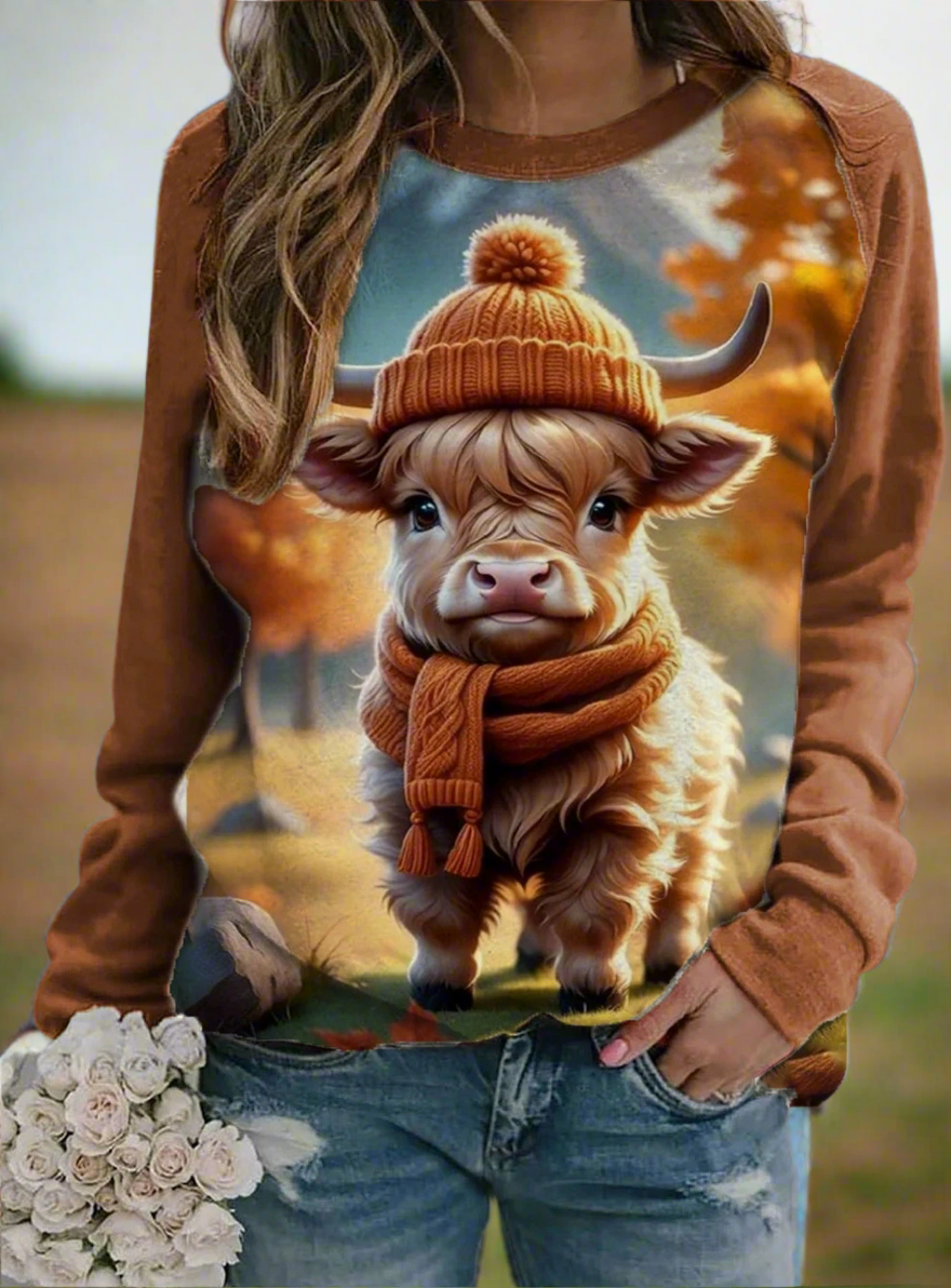 Adorable and Funny Animal Print Sweatshirt Collection