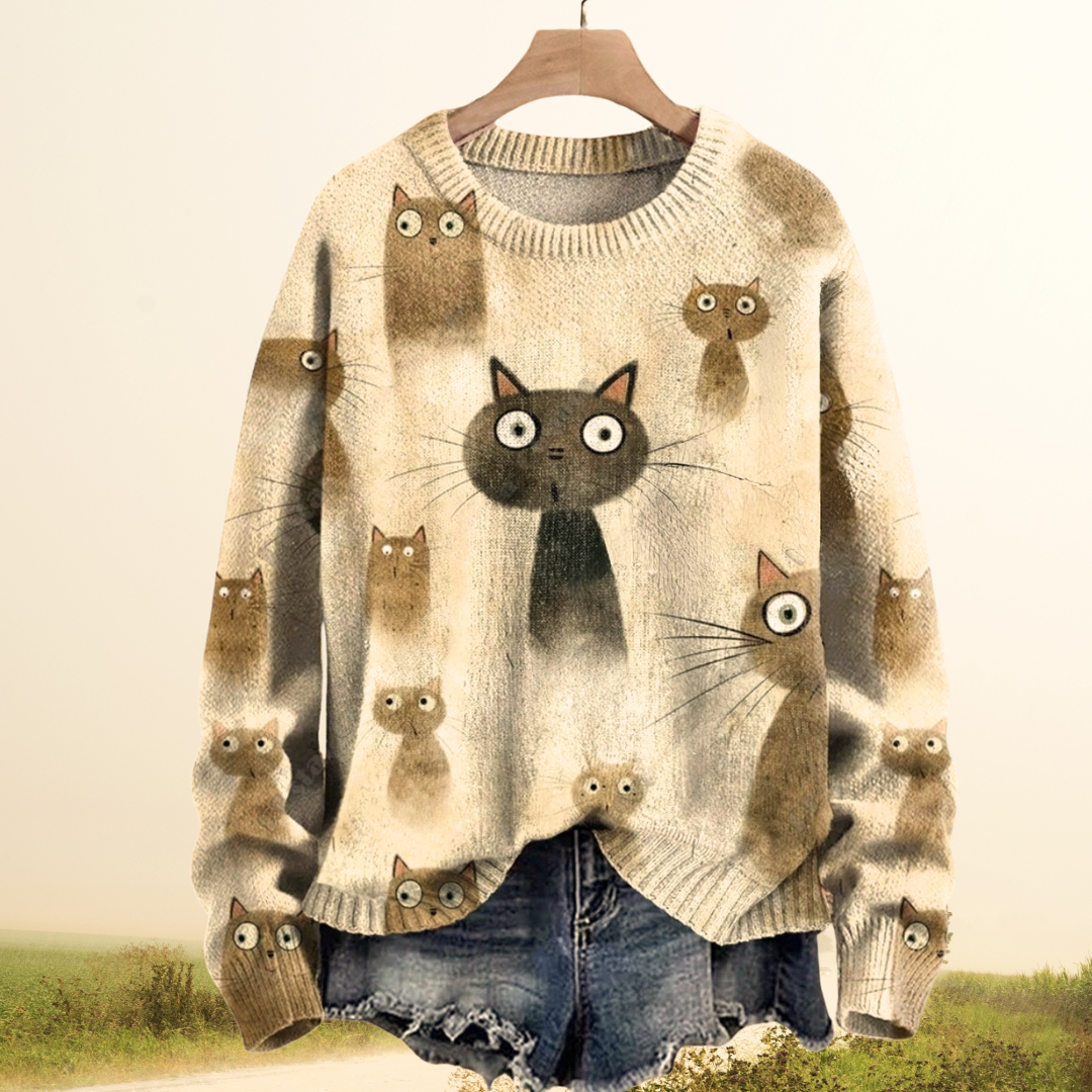 Cute Casual Cat Sweater SELECTION