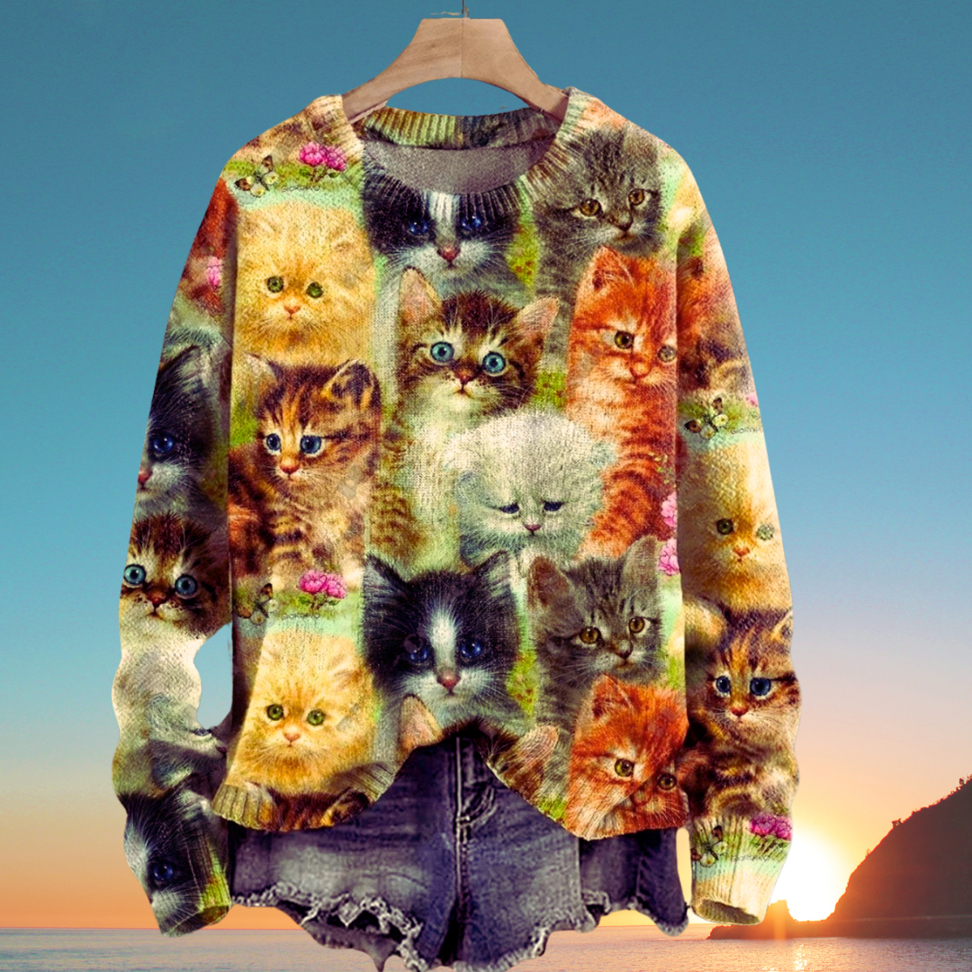 Cute Casual Cat Sweater SELECTION