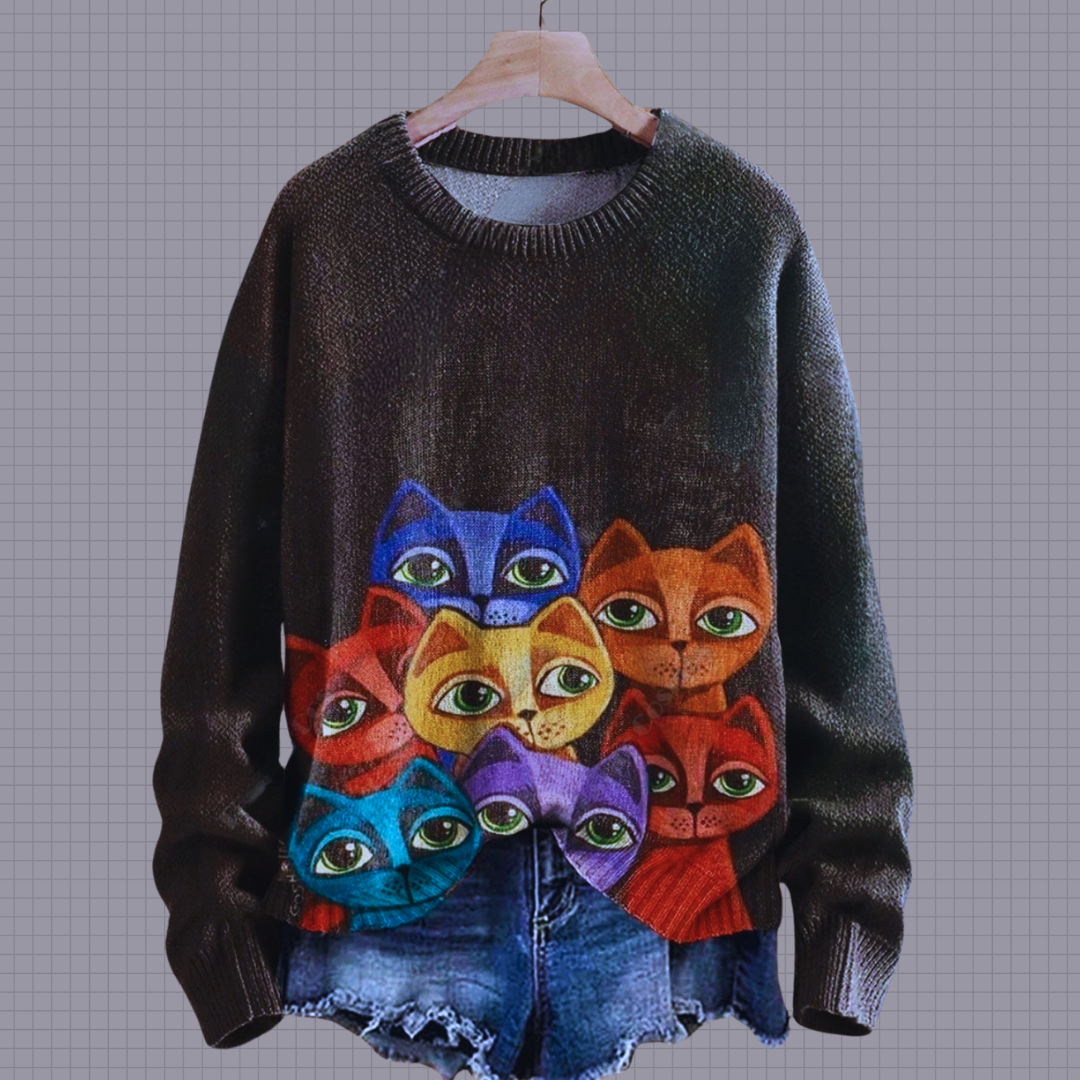 Cute Casual Cat Sweater SELECTION