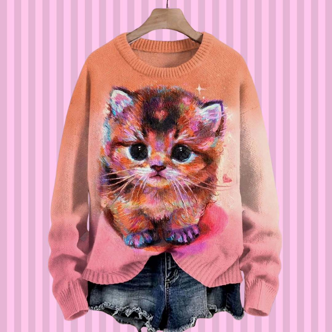 Cute Casual Cat Sweater SELECTION