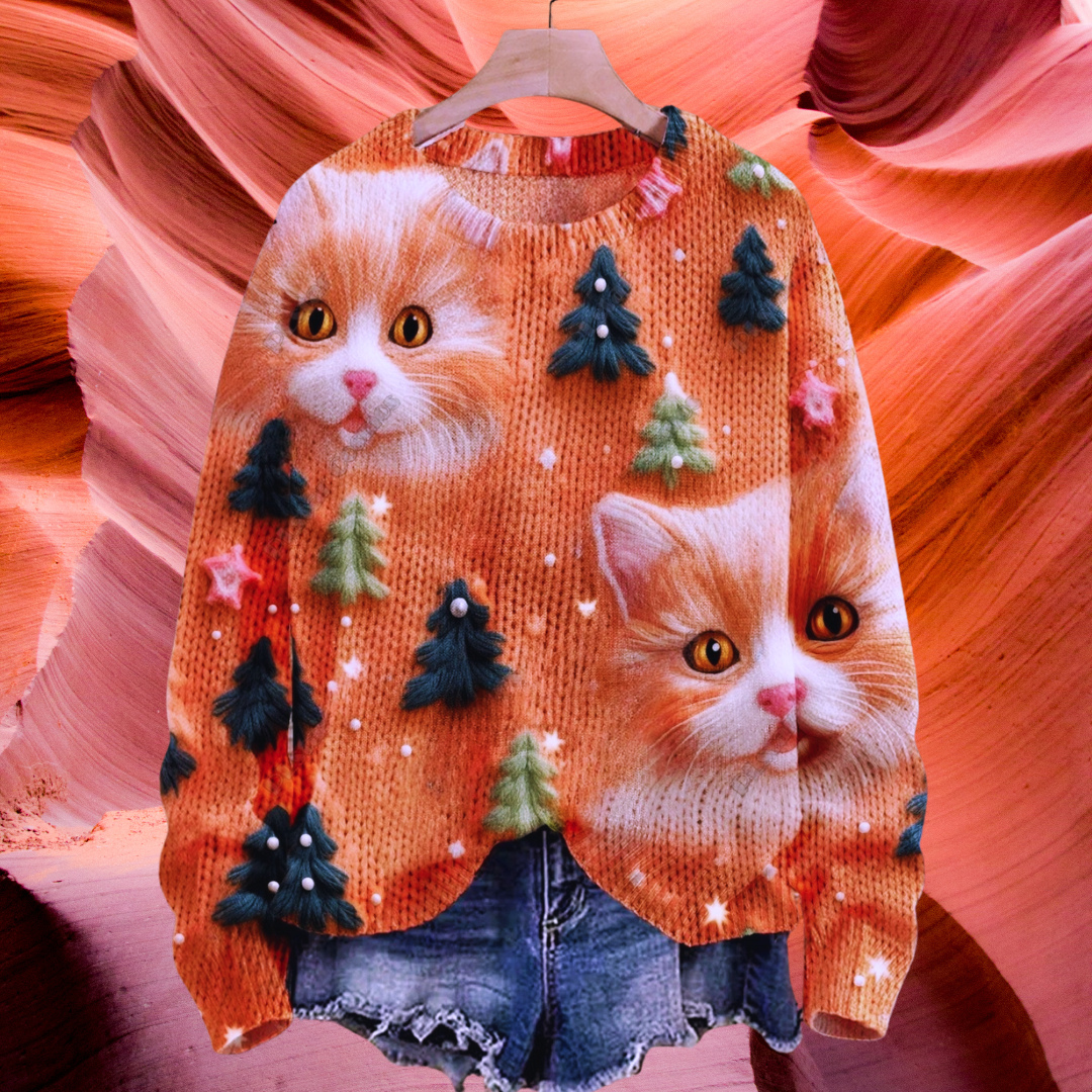Cute Casual Cat Sweater SELECTION