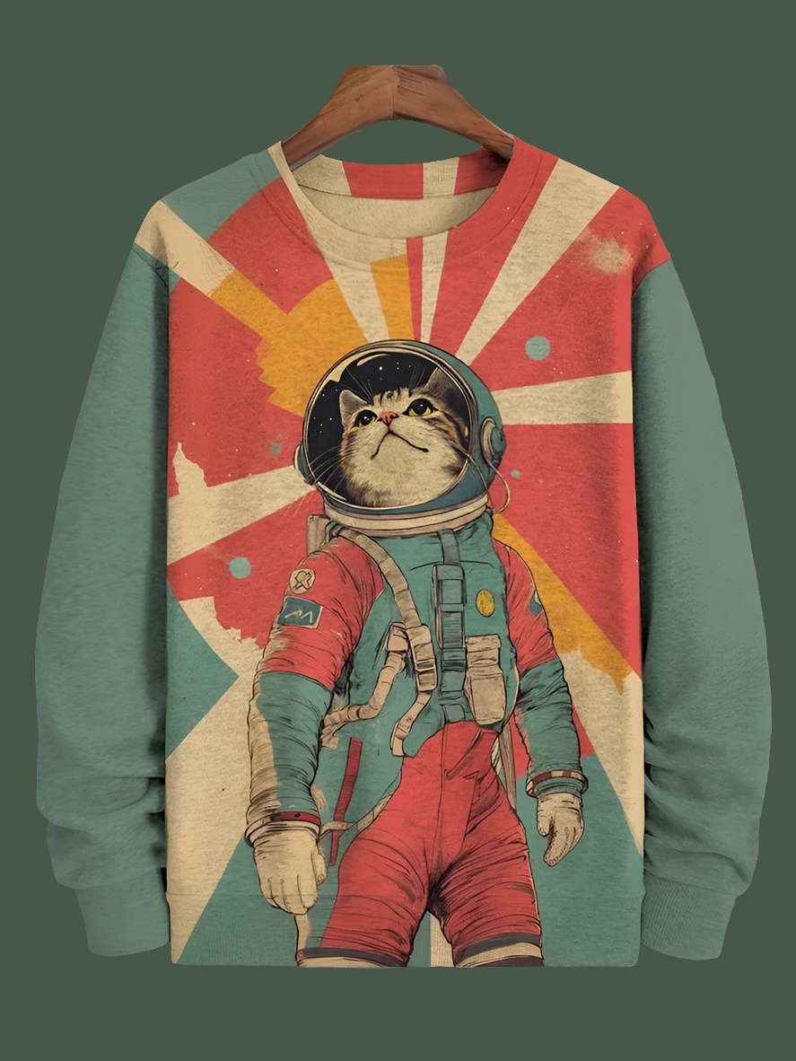 Cat Art Sweatshirt Collection