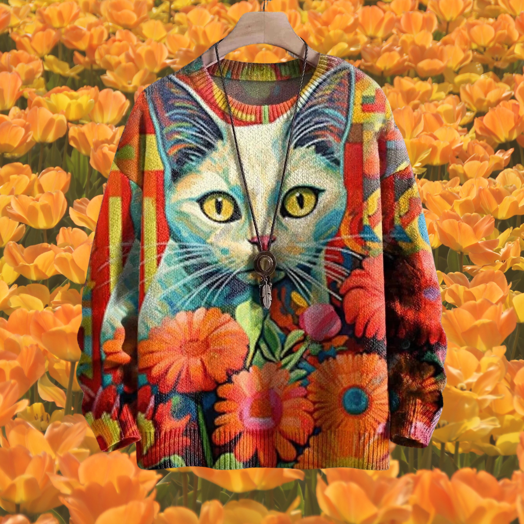 Cat Art Unisex Sweater Collection