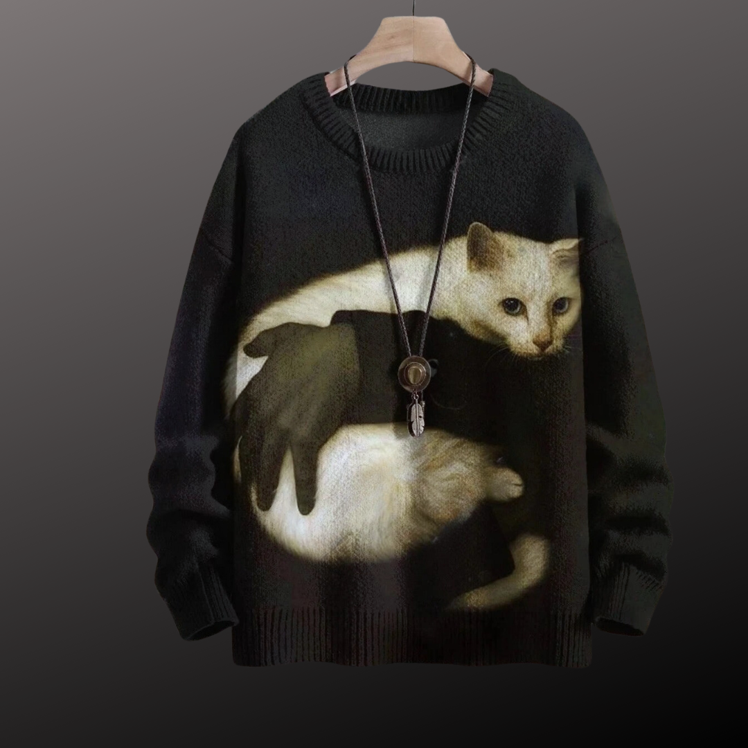Cat Art Unisex Sweater Collection