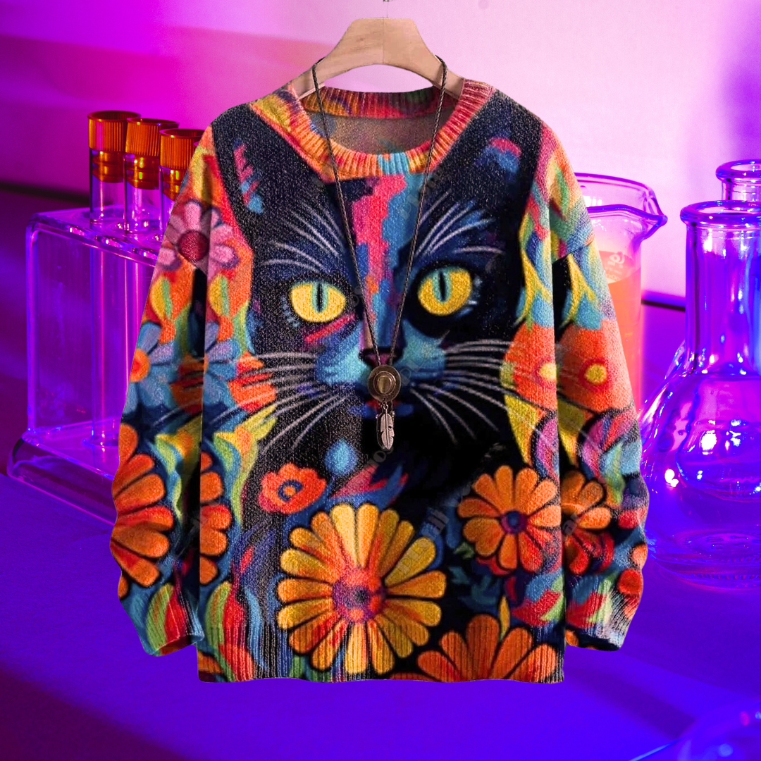 Cat Art Unisex Sweater Collection