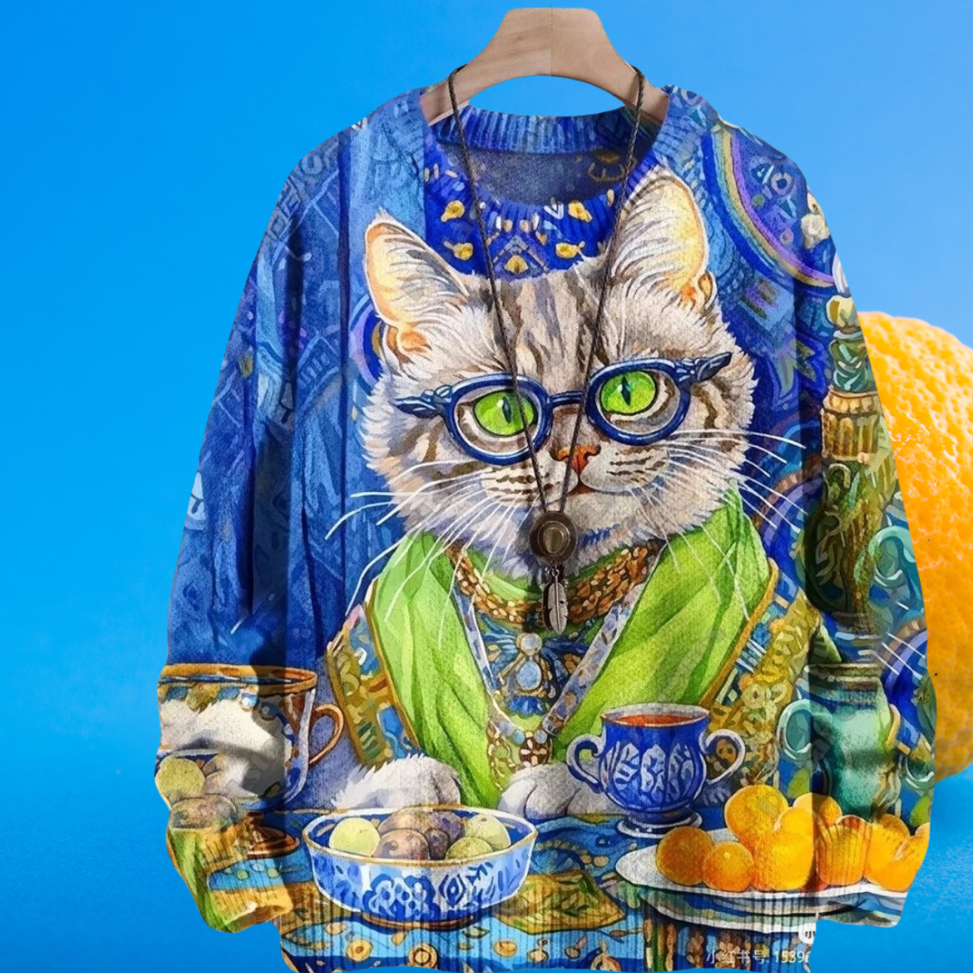 Cat Art Unisex Sweater Collection