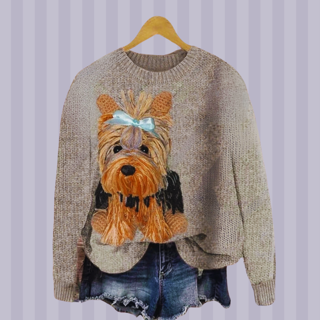 Adorable Unisex Sweater Collection with Dog Patterns