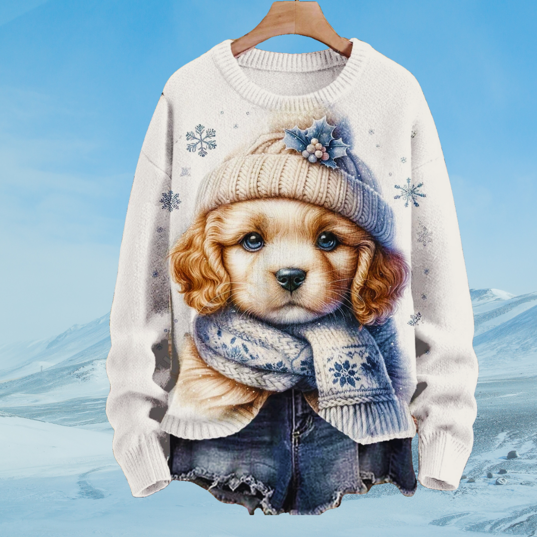 Adorable Unisex Sweater Collection with Dog Patterns