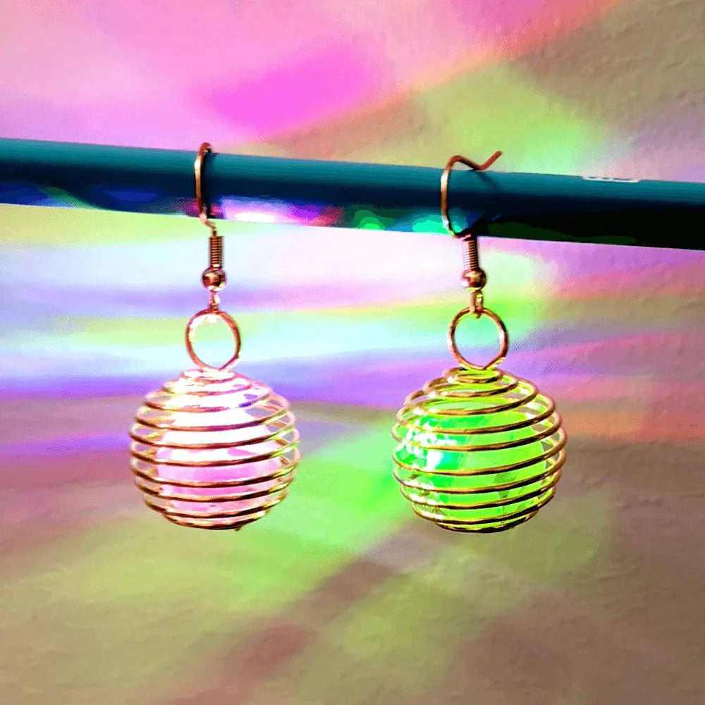 Round LED Lumious Drop Earrings SELECTION