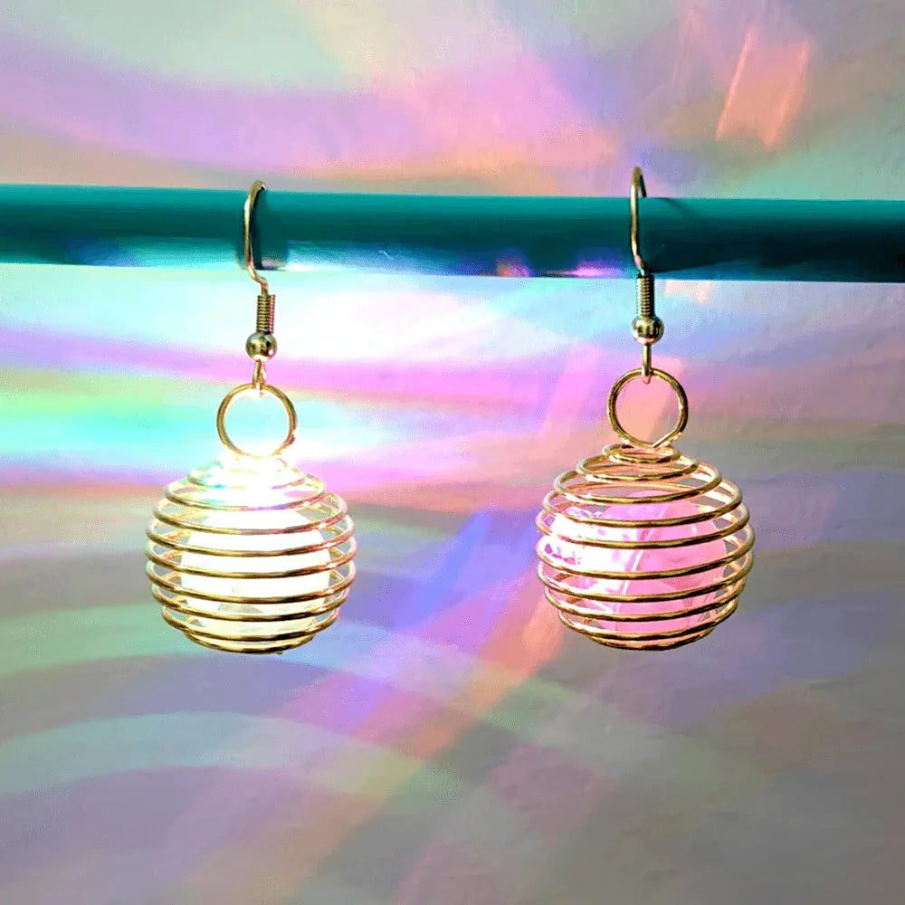 Round LED Lumious Drop Earrings SELECTION