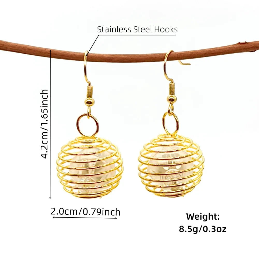 Round LED Lumious Drop Earrings SELECTION