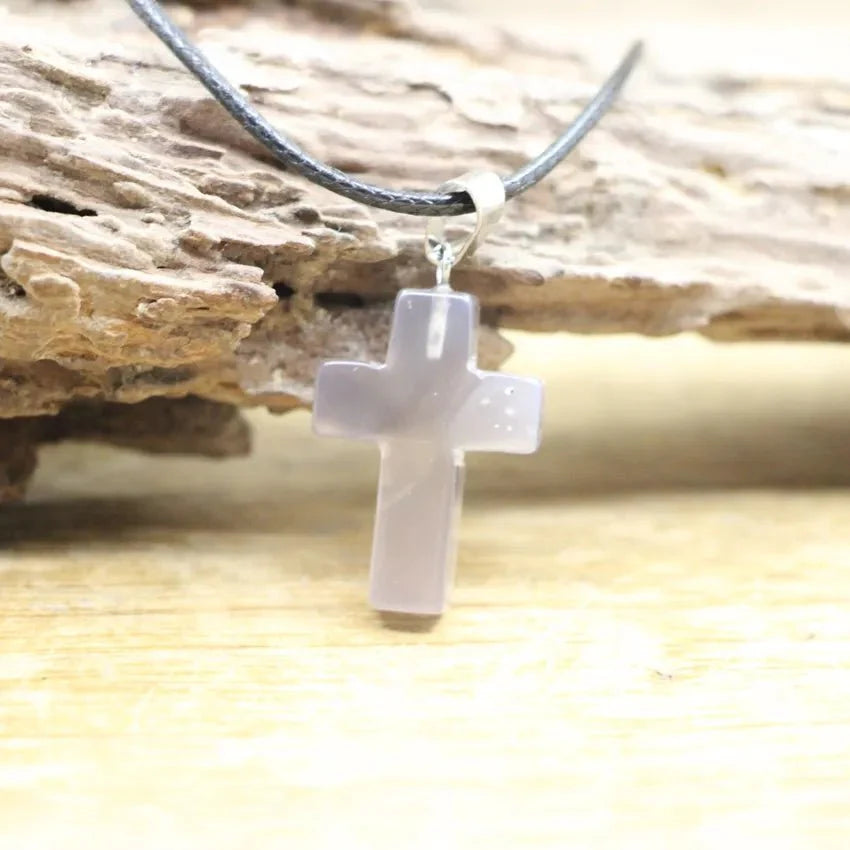 Crystal Quartz Cross Shape Pendant SELECTION