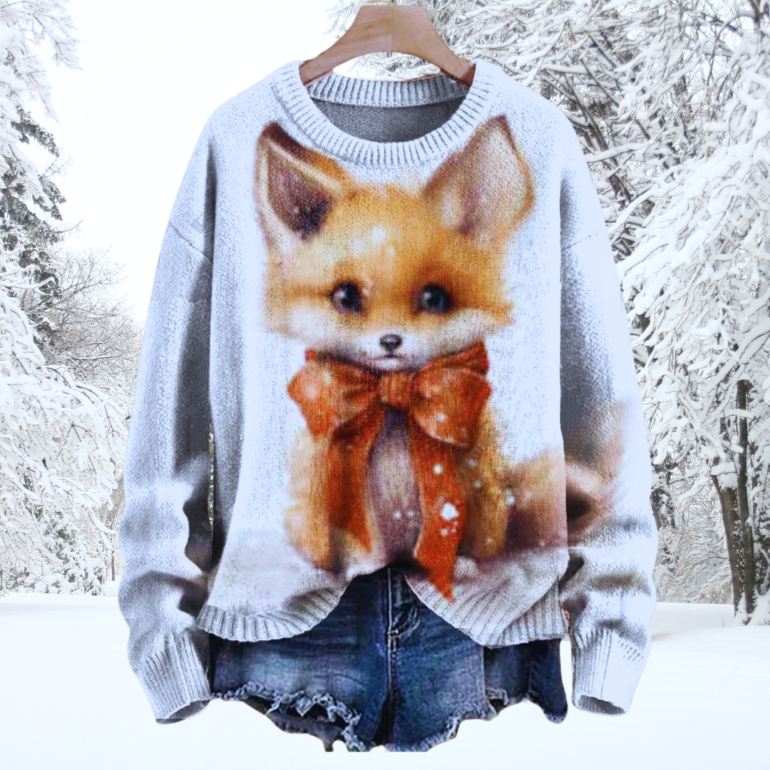 Adorable Unisex Sweater Collection with Fox Patterns