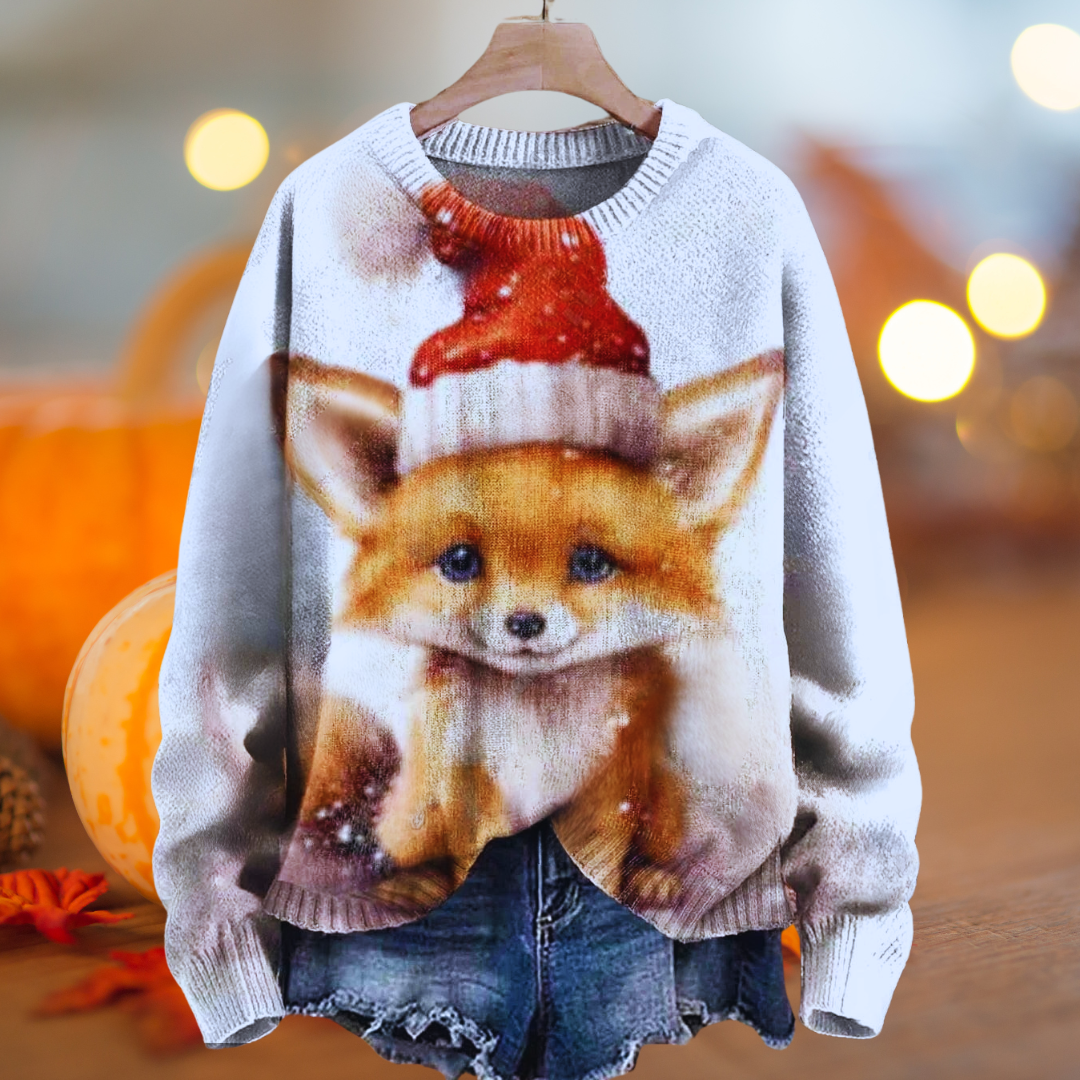 Adorable Unisex Sweater Collection with Fox Patterns