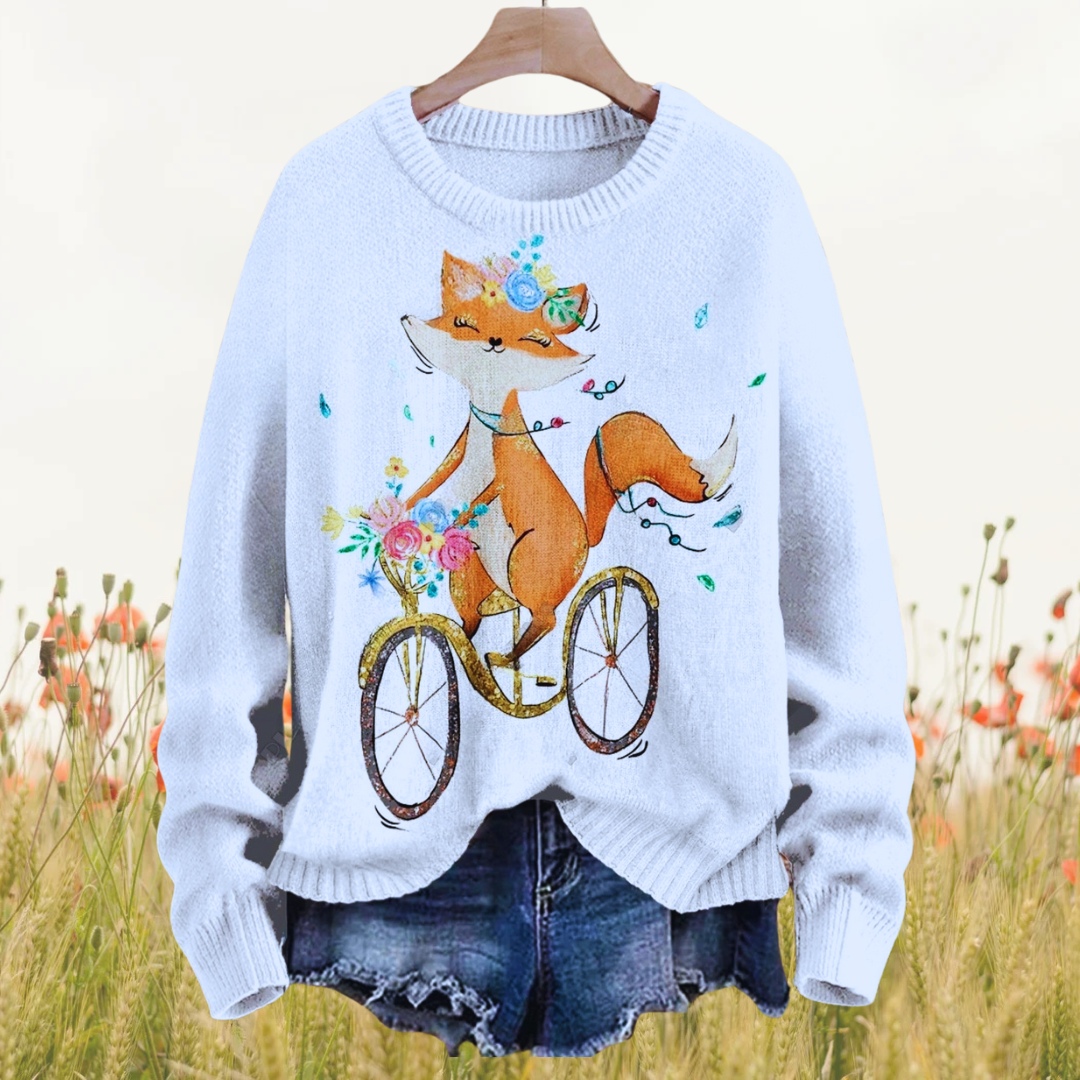 Adorable Unisex Sweater Collection with Fox Patterns