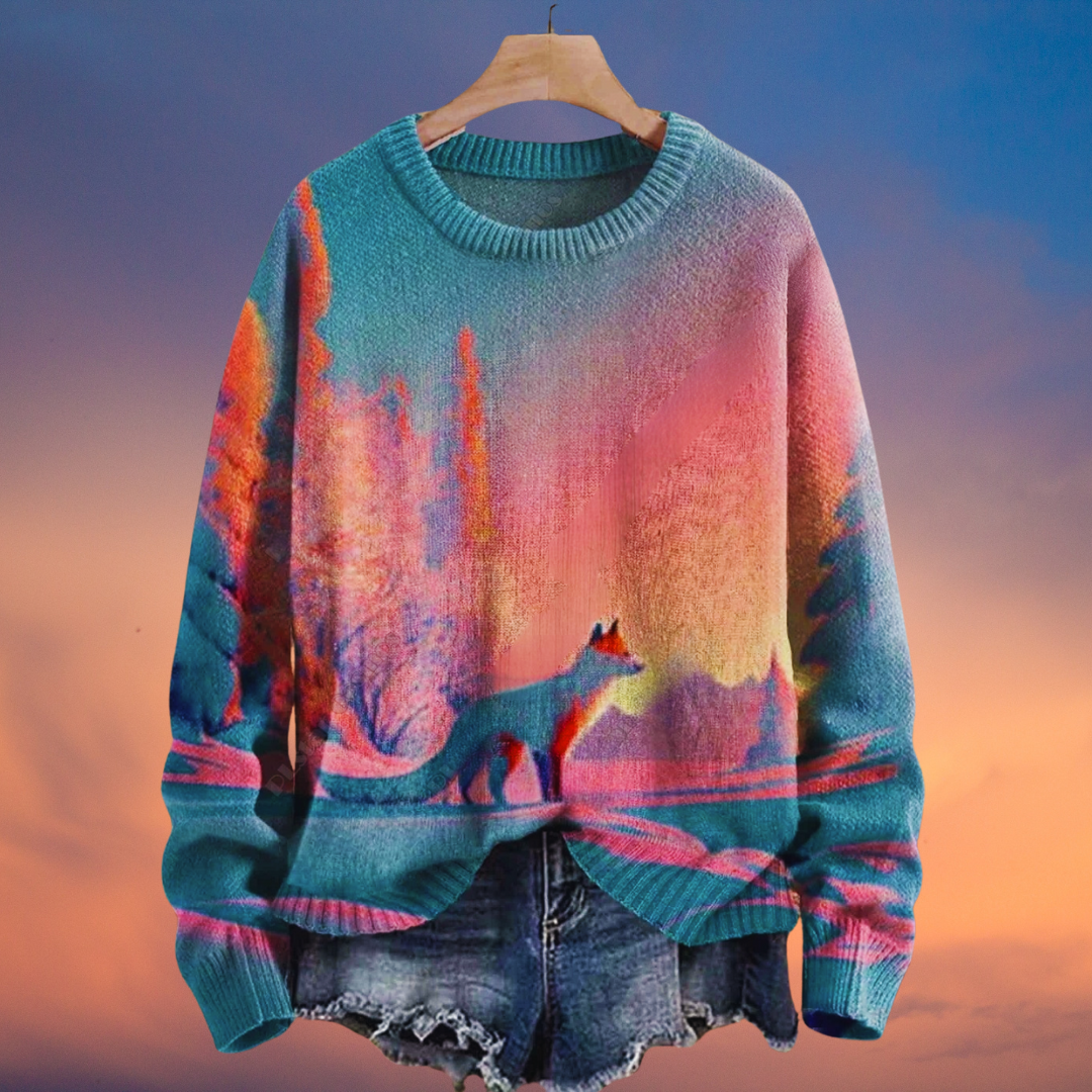 Adorable Unisex Sweater Collection with Fox Patterns