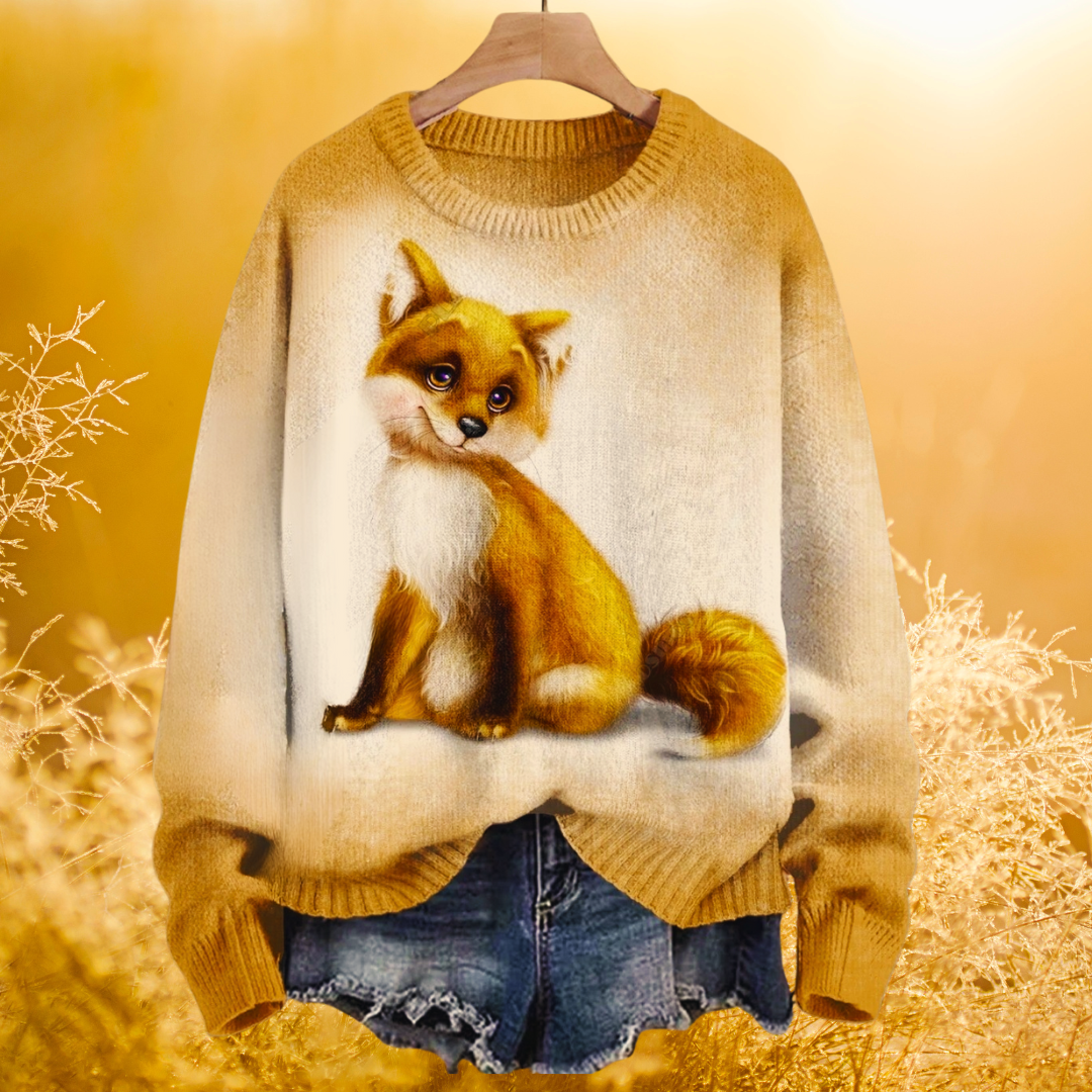 Adorable Unisex Sweater Collection with Fox Patterns