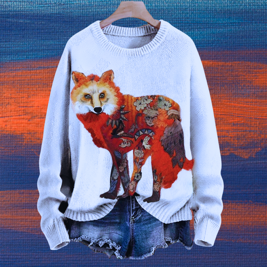 Adorable Unisex Sweater Collection with Fox Patterns
