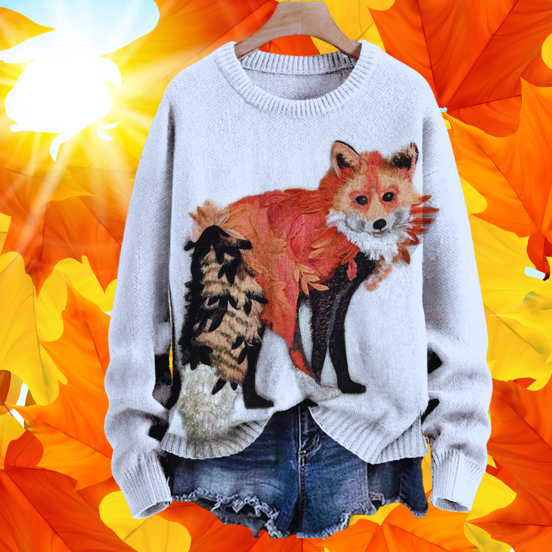 Adorable Unisex Sweater Collection with Fox Patterns