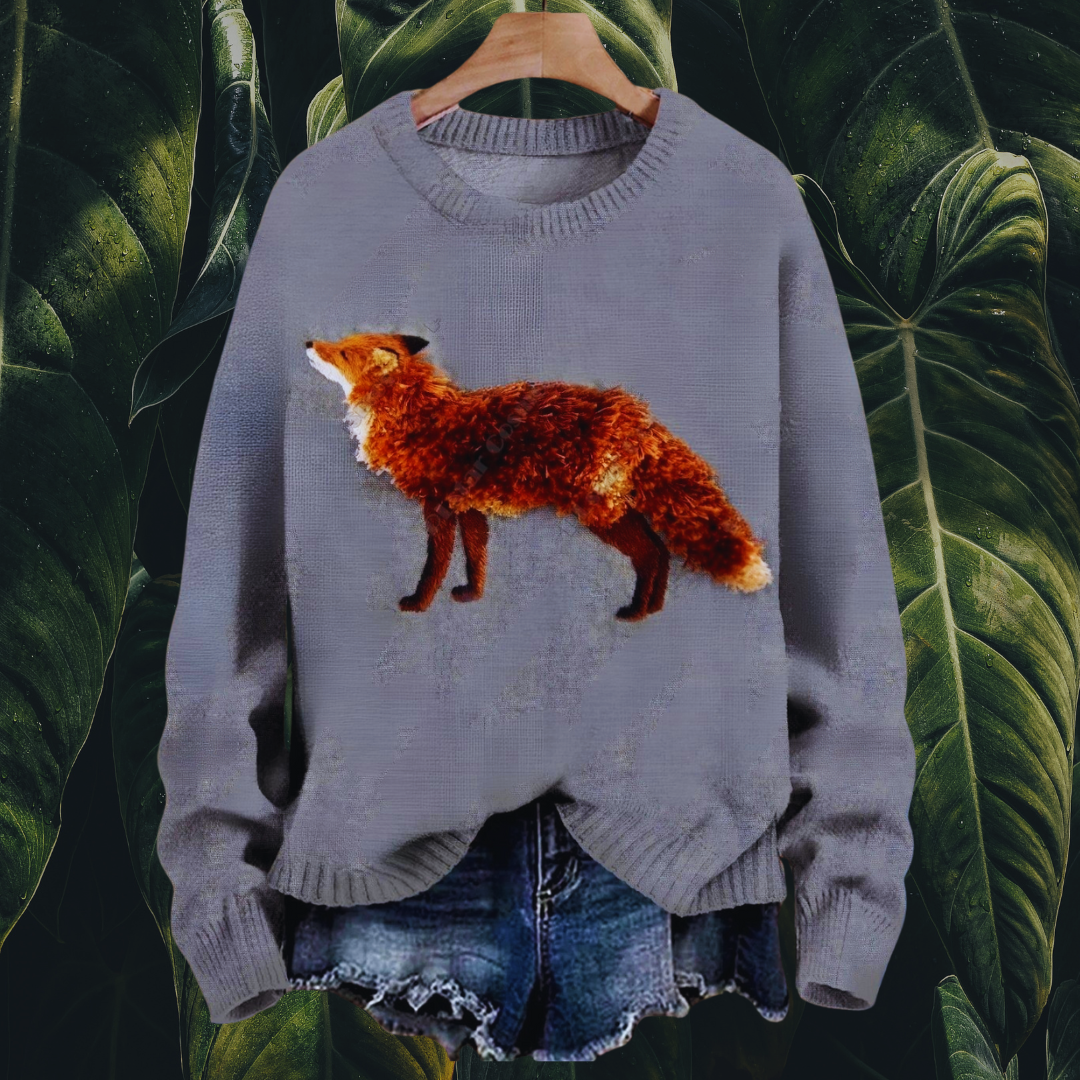 Adorable Unisex Sweater Collection with Fox Patterns