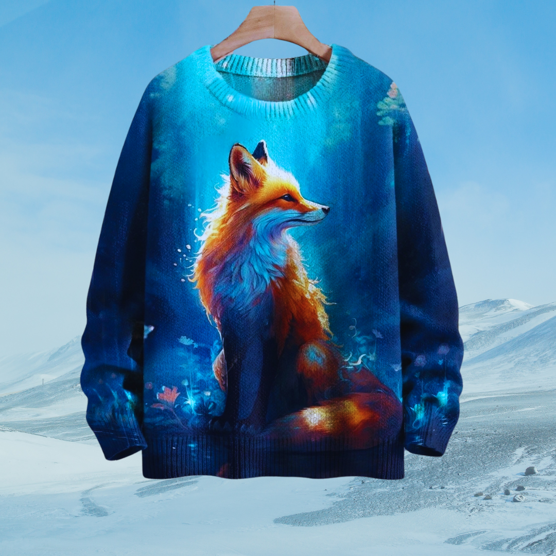 Adorable Unisex Sweater Collection with Fox Patterns