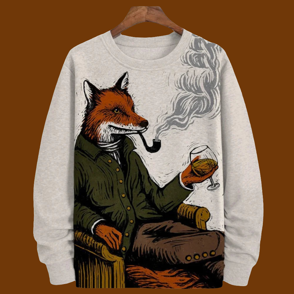 Trendy Unisex Graphic Sweater Collection with Fox Designs