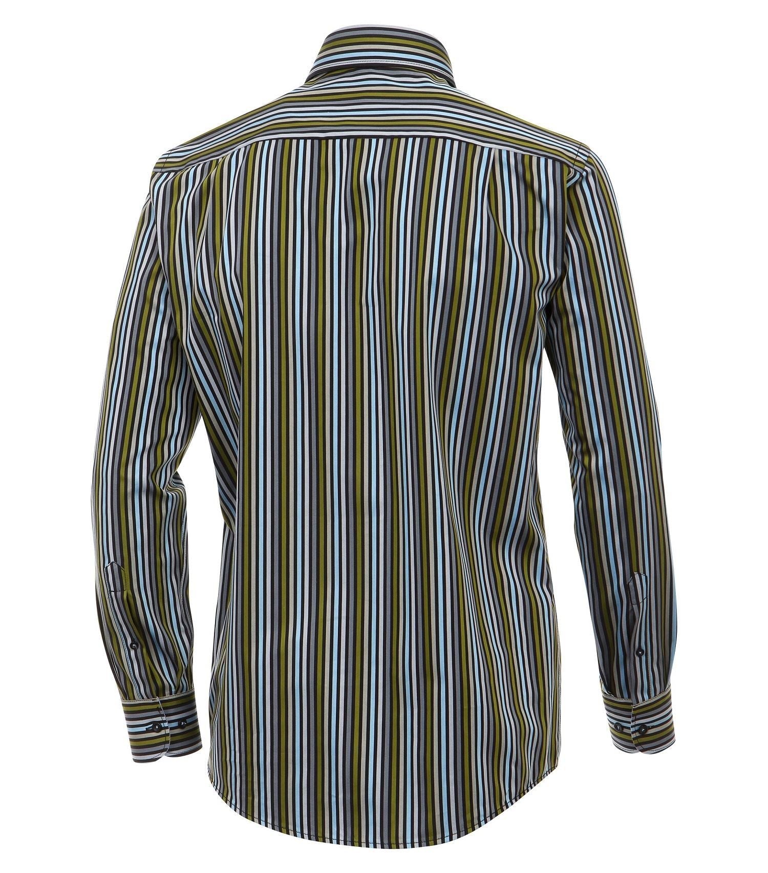 Casa Moda Premium Cotton LS Striped Shirt in Size L to 5XL, 2 Options