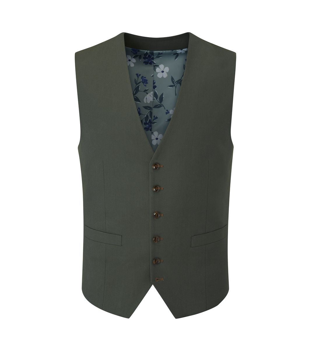 Skopes Harvey Suit Waistcoat For Men in Green, 36R-62R