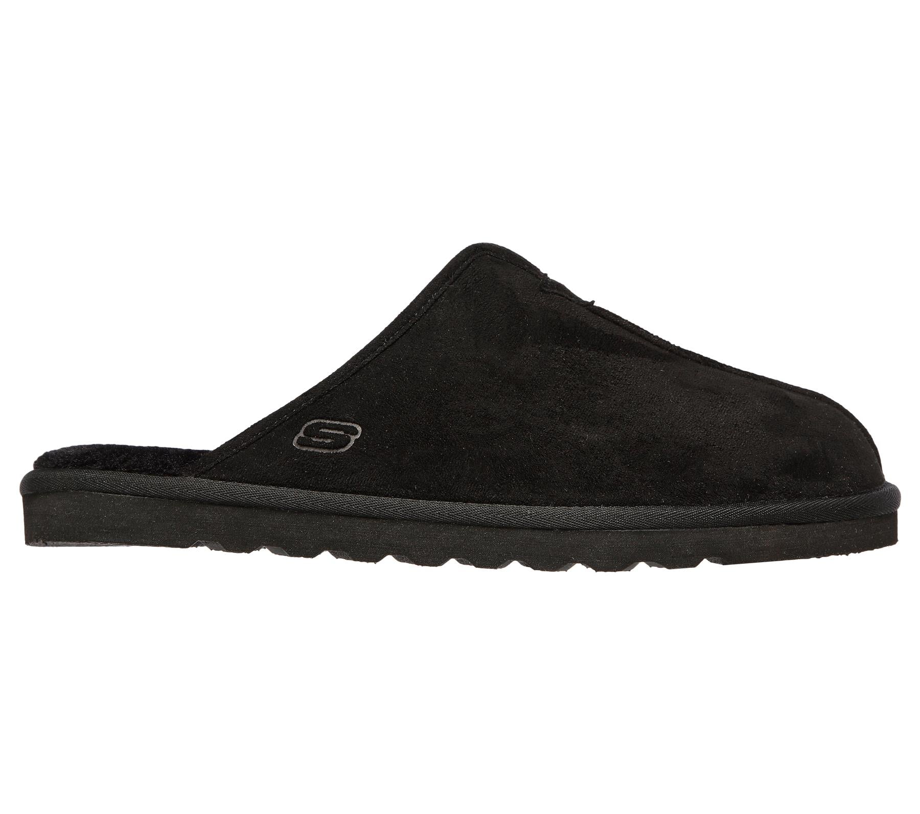 SKECHERS Men's Renten-Palco Slip-on Backless Casual Comfort Slippers in Black Size UK6 to UK13