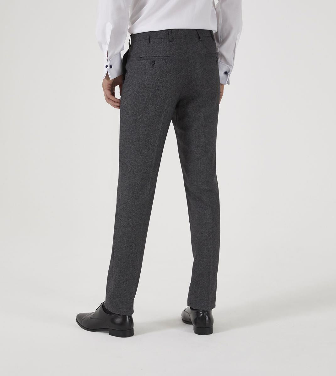 Skopes Men's Harcourt Slim Fit Suit Trouser in Grey Waist 30 to 46