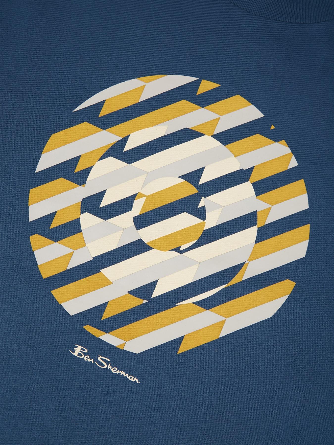 Ben Sherman Original Abstract Target Tee in 2XL-5XL