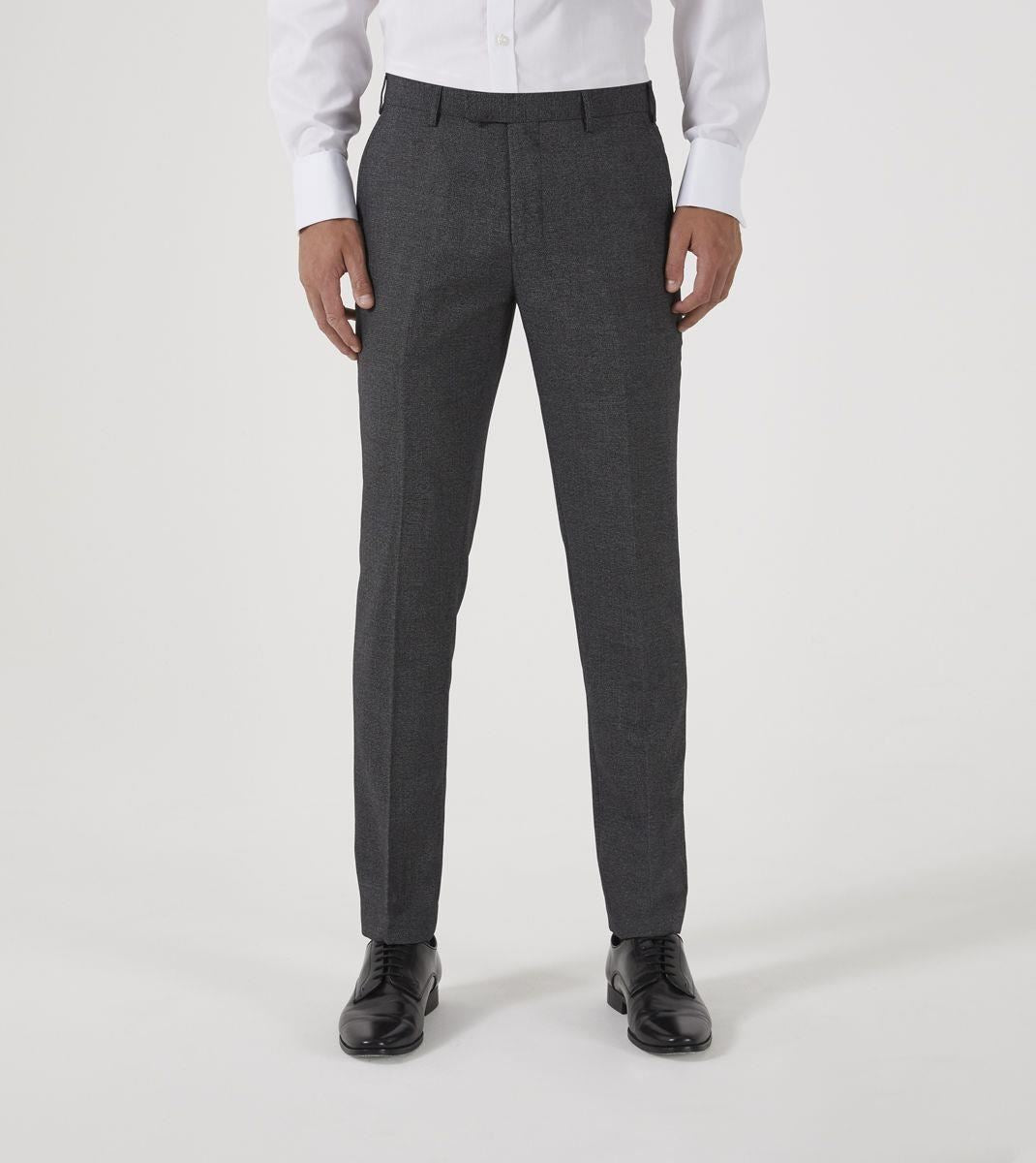 Skopes Men's Harcourt Slim Fit Suit Trouser in Grey Waist 30 to 46